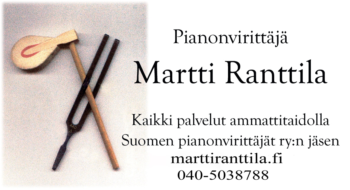 pianonvirittäjä Matti Ranttila